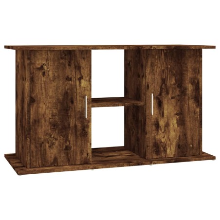 vidaXL Soporte de acuario madera ingeniería roble ahumado 101x41x58 cm