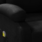 vidaXL Sillón de masaje de cuero sintético negro vidaXL Sillón de masaje de cuero sintético negro