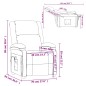 vidaXL Sillón de masaje de cuero sintético negro vidaXL Sillón de masaje de cuero sintético negro