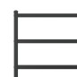 vidaXL Estructura de cama con cabecero metal negro 100x190 cm