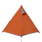 vidaXL Tienda de campaña 2 personas tafetán 185T gris y naranja vidaXL Tienda de campaña 2 personas tafetán 185T gris y naranja