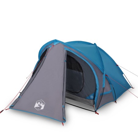 vidaXL Tienda de campaña 2 personas tafetán 185T azul 320x140x120 cm
