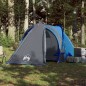 vidaXL Tienda de campaña 2 personas tafetán 185T azul 320x140x120 cm