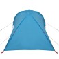 vidaXL Tienda de campaña 2 personas tafetán 185T azul 320x140x120 cm