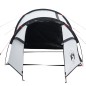 vidaXL Tienda de campaña 4 personas tafetán 185T blanco 360x135x105 cm