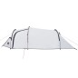 vidaXL Tienda de campaña 4 personas tafetán 185T blanco 360x135x105 cm