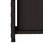 vidaXL Armario de almacenaje de jardín ratán PE negro 50x55x115 cm vidaXL Armario de almacenaje de jardín ratán PE negro 50x55x115 cm