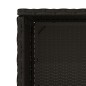 vidaXL Armario de almacenaje de jardín ratán PE negro 50x55x115 cm vidaXL Armario de almacenaje de jardín ratán PE negro 50x55x115 cm