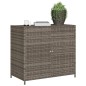 vidaXL Armario de almacenaje de jardín ratán PE gris 83x45x76 cm vidaXL Armario de almacenaje de jardín ratán PE gris 83x45x76 cm