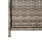 vidaXL Armario de almacenaje de jardín ratán PE gris 83x45x76 cm vidaXL Armario de almacenaje de jardín ratán PE gris 83x45x76 cm