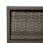 vidaXL Armario de almacenaje de jardín ratán PE gris 55x59x80 cm vidaXL Armario de almacenaje de jardín ratán PE gris 55x59x80 cm