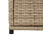 vidaXL Armario de almacenaje de jardín ratán PE beige 105x55x113 cm vidaXL Armario de almacenaje de jardín ratán PE beige 105x55x113 cm