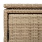 vidaXL Armario de almacenaje de jardín ratán PE beige 110x55x60,5 cm vidaXL Armario de almacenaje de jardín ratán PE beige 110x55x60,5 cm