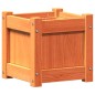 vidaXL Jardineras de exterior 2 uds madera maciza de pino marrón cera vidaXL Jardineras de exterior 2 uds madera maciza de pino marrón cera