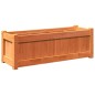 vidaXL Jardineras de exterior 2 uds madera maciza de pino marrón cera vidaXL Jardineras de exterior 2 uds madera maciza de pino marrón cera