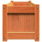 vidaXL Jardineras de exterior 2 uds madera maciza de pino marrón cera vidaXL Jardineras de exterior 2 uds madera maciza de pino marrón cera