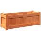 vidaXL Jardineras de exterior 2 uds madera maciza de pino marrón cera vidaXL Jardineras de exterior 2 uds madera maciza de pino marrón cera