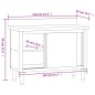 vidaXL Mesa de trabajo de cocina puertas correderas acero inoxidable