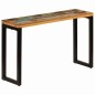 vidaXL Mesa consola madera maciza reciclada y acero 120x35x76 cm vidaXL Mesa consola madera maciza reciclada y acero 120x35x76 cm