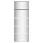 vidaXL Mueble zapatero y espejo 5 niveles blanco brillo 63x17x169,5 cm vidaXL Mueble zapatero y espejo 5 niveles blanco brillo 63x17x169,5 cm