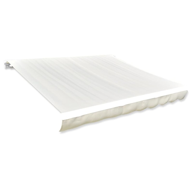 vidaXL Toldo de lona blanco crema 500x300 cm vidaXL Toldo de lona blanco crema 500x300 cm