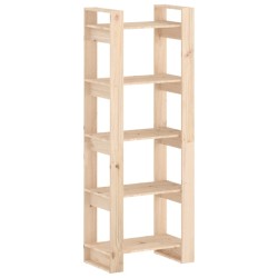 vidaXL Estantería/divisor de espacios de madera maciza 60x35x160 cm