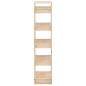 vidaXL Estantería/divisor de espacios de madera maciza 60x35x160 cm