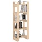 vidaXL Estantería/divisor de espacios de madera maciza 60x35x160 cm