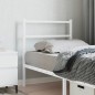 vidaXL Cabecero de metal blanco 75 cm vidaXL Cabecero de metal blanco 75 cm