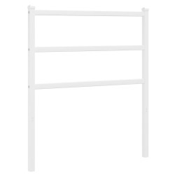 vidaXL Cabecero de metal blanco 75 cm