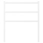 vidaXL Cabecero de metal blanco 75 cm vidaXL Cabecero de metal blanco 75 cm