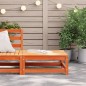vidaXL Taburete de jardín madera maciza pino marrón cera 70x70x30 cm vidaXL Taburete de jardín madera maciza pino marrón cera 70x70x30 cm