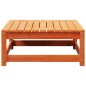 vidaXL Taburete de jardín madera maciza pino marrón cera 70x70x30 cm vidaXL Taburete de jardín madera maciza pino marrón cera 70x70x30 cm