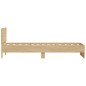 vidaXL Cama con cabecero madera de ingeniería roble Sonoma 75x190 cm vidaXL Cama con cabecero madera de ingeniería roble Sonoma 75x190 cm