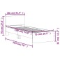 vidaXL Cama con cabecero madera de ingeniería roble Sonoma 75x190 cm vidaXL Cama con cabecero madera de ingeniería roble Sonoma 75x190 cm