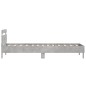 vidaXL Estructura de cama cabecero luces LED gris hormigón 100x200 cm vidaXL Estructura de cama cabecero luces LED gris hormigón 100x200 cm