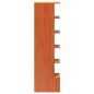vidaXL Mueble zapatero madera maciza de pino marrón cera 28x30x104 cm vidaXL Mueble zapatero madera maciza de pino marrón cera 28x30x104 cm