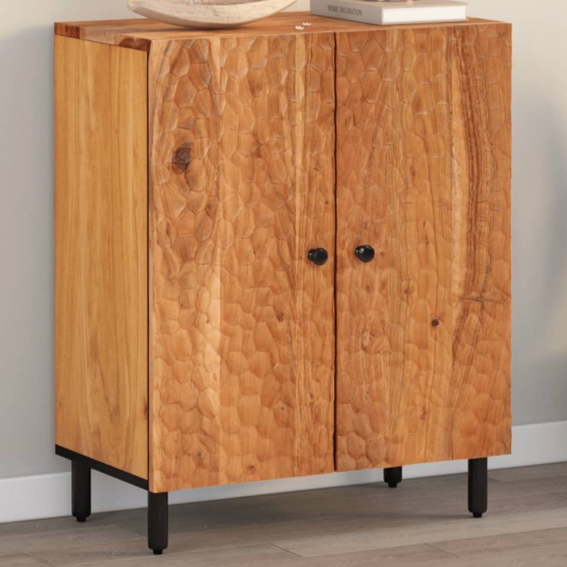vidaXL Armario auxiliar madera maciza de acacia 60x33x75 cm vidaXL Armario auxiliar madera maciza de acacia 60x33x75 cm