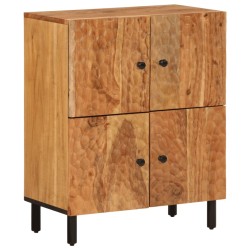 vidaXL Armario auxiliar madera maciza de acacia 60x33x75 cm