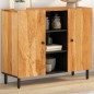 vidaXL Armario auxiliar madera maciza de acacia 90x33x75 cm