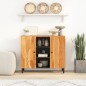 vidaXL Armario auxiliar madera maciza de acacia 90x33x75 cm