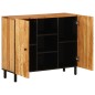 vidaXL Armario auxiliar madera maciza de acacia 90x33x75 cm