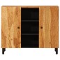 vidaXL Armario auxiliar madera maciza de acacia 90x33x75 cm