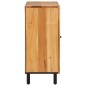vidaXL Armario auxiliar madera maciza de acacia 90x33x75 cm