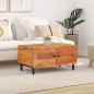 vidaXL Mesa de centro madera maciza de acacia 80x50x40 cm vidaXL Mesa de centro madera maciza de acacia 80x50x40 cm