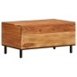 vidaXL Mesa de centro madera maciza de acacia 80x50x40 cm vidaXL Mesa de centro madera maciza de acacia 80x50x40 cm