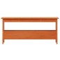 vidaXL Banco de recibidor madera maciza pino marrón cera 100x28x45 cm vidaXL Banco de recibidor madera maciza pino marrón cera 100x28x45 cm