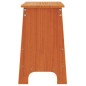 vidaXL Banco de recibidor madera maciza pino marrón cera 100x28x45 cm vidaXL Banco de recibidor madera maciza pino marrón cera 100x28x45 cm