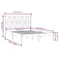 vidaXL Estructura de cama de madera maciza de pino gris 140x200 cm vidaXL Estructura de cama de madera maciza de pino gris 140x200 cm