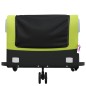 vidaXL Remolque para bicicleta hierro negro y verde 45 kg vidaXL Remolque para bicicleta hierro negro y verde 45 kg